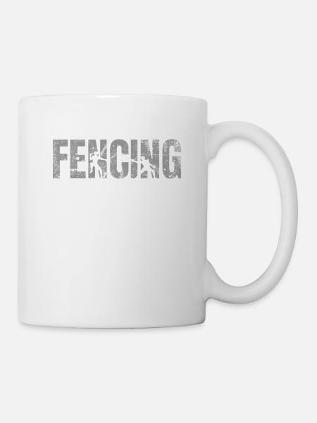 Fencing Fencer Swordsman - Tasse - Weiß