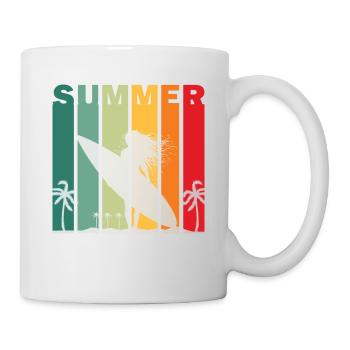 Surfer Girl - Mug blanc - blanc - Droite