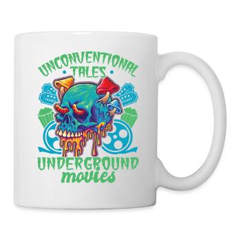 Film underground, Cinéma indépendant, Horreur - Mug blanc - blanc - Droite