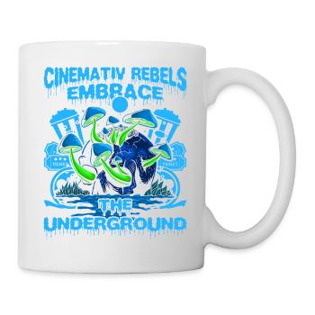 Film underground, Cinéma indépendant, Horreur - Mug blanc - blanc - Droite