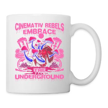 Film underground, Cinéma indépendant, Horreur - Mug blanc - blanc - Droite