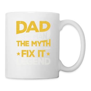 Papa L’homme Le mythe La légende de Fix It Père - Mug blanc - blanc - Droite