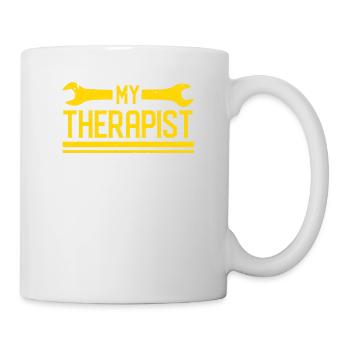 My Therapist, Mechanic, Repairer, Repair - Mug - white - Right