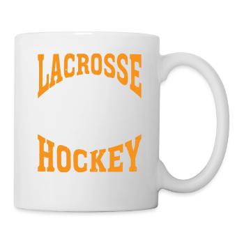 La crosse, c’est comme le hockey mais avec des balles 2 - Mug blanc - blanc - Droite