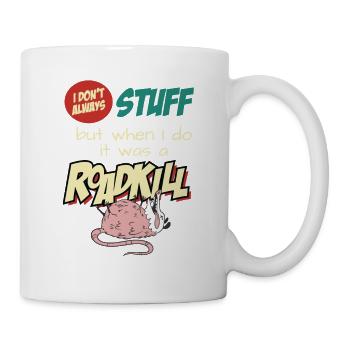 Lustiges Taxidermie und Tierpräparator Taxidermist - Tasse - Weiß - Rechts