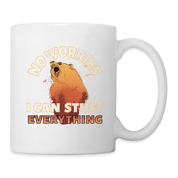 Lustiges Taxidermie und Tierpräparator Taxidermist - Tasse - Weiß - Rechts
