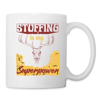 Lustiges Taxidermie und Tierpräparator Taxidermist - Tasse - Weiß - Rechts