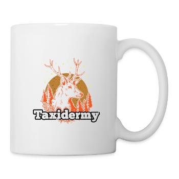 Lustiges Taxidermie und Tierpräparator Taxidermist - Tasse - Weiß - Rechts