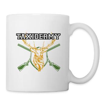 Lustiges Taxidermie und Tierpräparator Taxidermist - Tasse - Weiß - Rechts