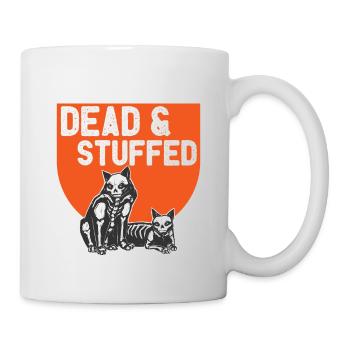 Lustiges Taxidermie und Tierpräparator Taxidermist - Tasse - Weiß - Rechts