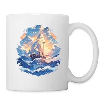 Sailing, sailboat, regatta, sailing, sea, sailing - Mug - white - Right
