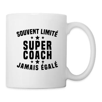 Super coach imité humour cadeau entraîneur drôle - Mug blanc - blanc - Droite