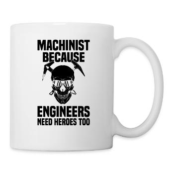 Cnc Mechanist Maschinist Tolerance Issues - Tasse - Weiß - Rechts