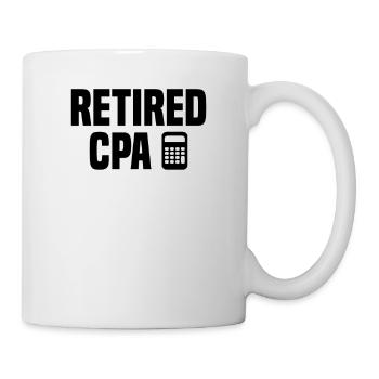 Auditeur comptable - Mug blanc - blanc - Droite