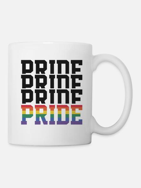 Pride Regenbogen Gay Pride - Tasse - Weiß