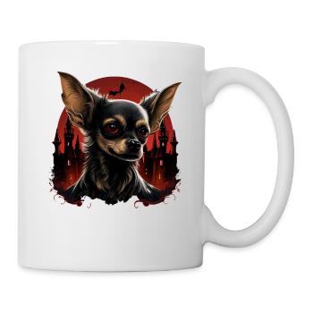 Chihuahua Costume d'Halloween - Citrouille - Mug blanc - blanc - Droite