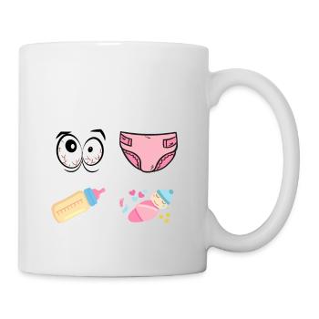 Prévisions pour 2023 Humour Futur Papa pour 2023 - Mug blanc - blanc - Droite