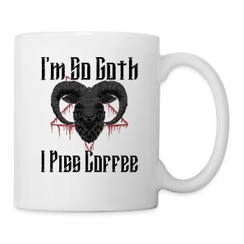 Satan Beelzebub Devil Gothic Pentagram Mystical - Mug - white - Right