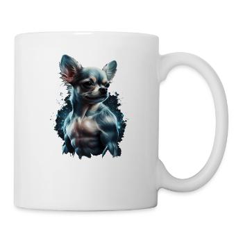 Chihuahua - Fitness Bodybuilding Gym Dog Sixpack - Mug - white - Right