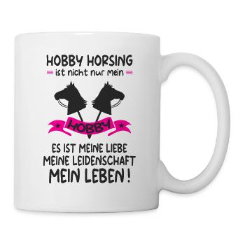 Hobby Horse Hobby Horsing Hobbyhorse Geschenk - Tasse - Weiß - Rechts