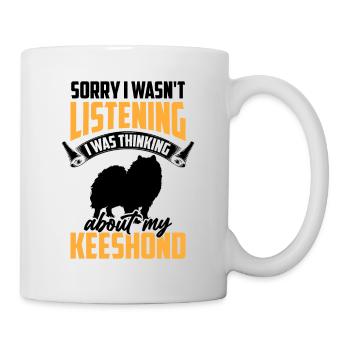 Thought of Wolfsspitz German Keeshond - Mug - white - Right