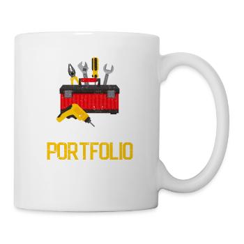 Portefeuille diversifié de mécaniques amusantes - Mug blanc - blanc - Droite