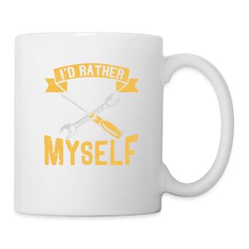 Je préfère le faire moi-même - Mug blanc - blanc - Droite