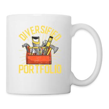 Portefeuille diversifié de mécaniques amusantes - Mug blanc - blanc - Droite