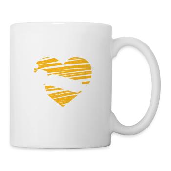 I Love Caulk Funny Mechanic Construction Worker Craftsman - Mug - white - Right