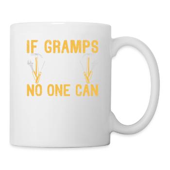 Wenn Opa es nicht reparieren kann, kann es auch - Tasse - Weiß - Rechts