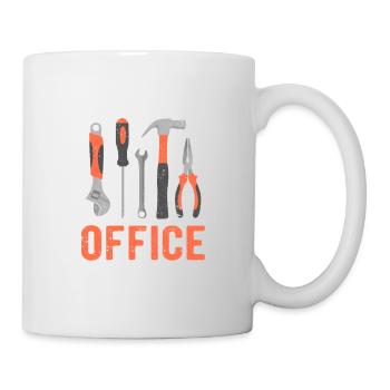 Je serai dans mon bureau Funny Craftsman - Mug blanc - blanc - Droite
