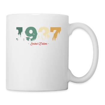 Vintage 1937 Cadeau d’anniversaire - Mug blanc - blanc - Droite