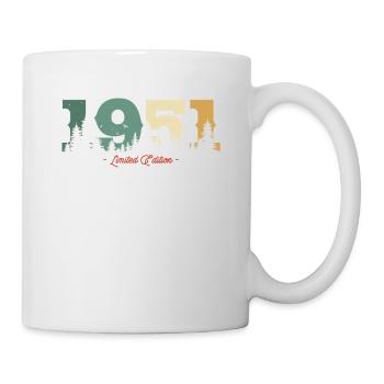 Vintage 1951 Geburtstagsgeschenk - Tasse - Weiß - Rechts