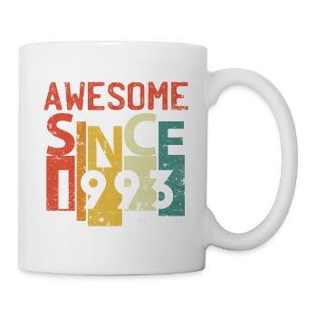 Awesome Since 1993 30th Birthday Retro Classic - Mug - white - Right