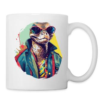 Snake on the Street | City Snake - Mug - white - Right
