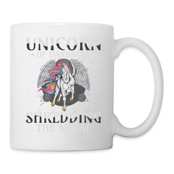 Goth Rock Satan Einhorn Festivals Death Metal - Tasse - Weiß - Rechts