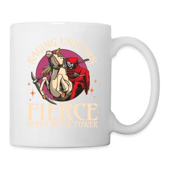Goth Rock Satan Einhorn Festivals Death Metal - Tasse - Weiß - Rechts
