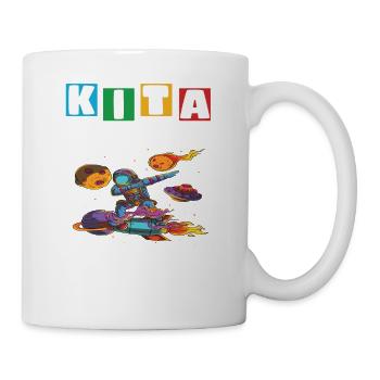 Kindergarten Abgänger Schulanfang Einschulung - Tasse - Weiß - Rechts