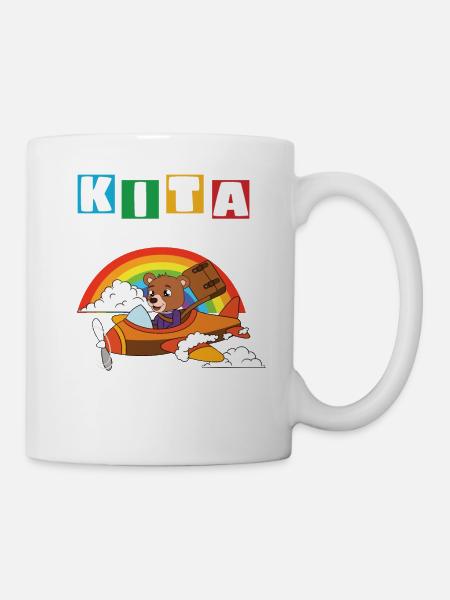 Kindergarten Abgänger Schulanfang Einschulung - Tasse - Weiß