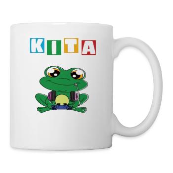 Kindergarten Abgänger Schulanfang Einschulung - Tasse - Weiß - Rechts