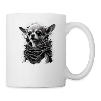 Chihuahua Costume d'Halloween - Citrouille - Mug blanc - blanc - Droite