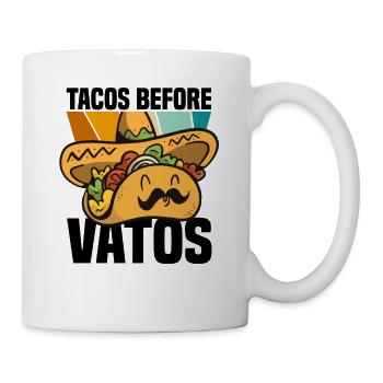 Taco Somberero Mexikanisch Mexiko Latino - Tasse - Weiß - Rechts