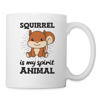 Squirrel is my spirit animal - Squirrel - Mug - white - Right