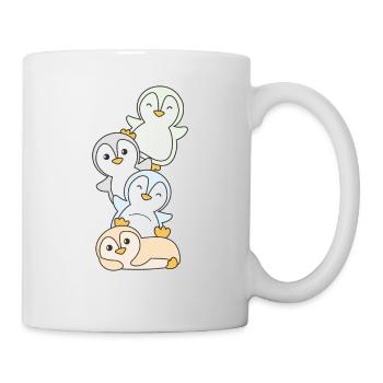 Unlabeld Flag Pride LGBTQ cute penguin - Mug - white - Right