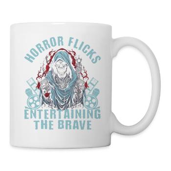 Zombie Horror Horror Film Festival + Halloween - Mug - white - Right