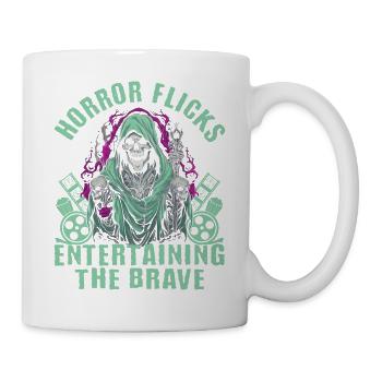 Zombie Horror Horror Film Festival + Halloween - Mug - white - Right