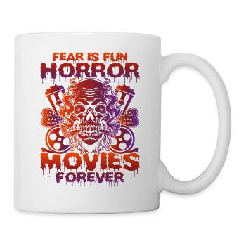 Zombie Horror Horror Film Festival + Halloween - Mug - white - Right