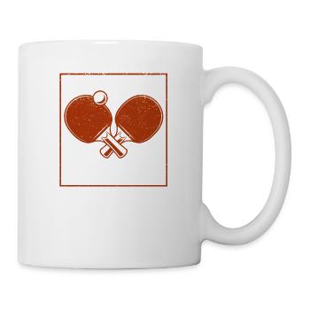 Eat Sleep Ping Pong Sports Funny Table Tennis Game - Mug - white - Right