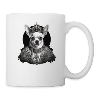 Chihuahua - Chien Pape Église Prêtre Catholique - Mug blanc - blanc - Droite