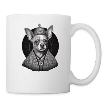 Chihuahua - Chien Pape Église Prêtre Catholique - Mug blanc - blanc - Droite